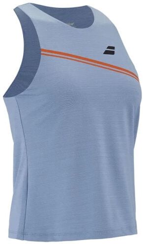(EU) Майка женская Babolat Play, Серая;Синяя (M)
