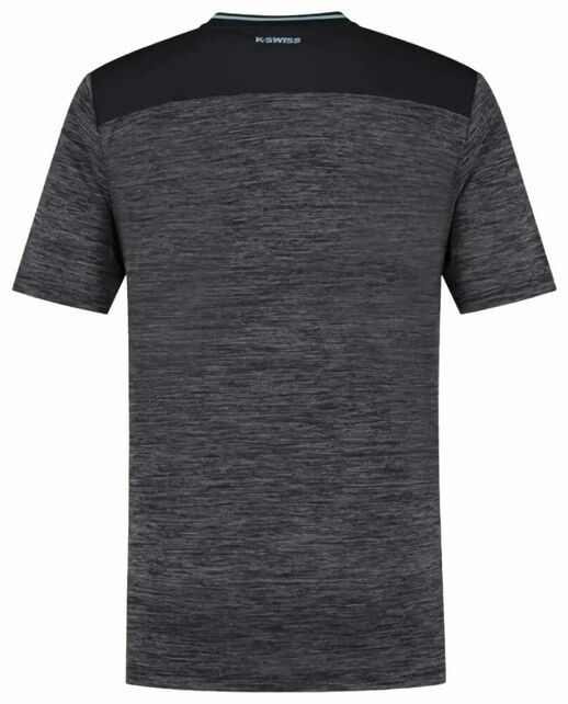 (EU) Футболка мужская Kswiss Hypercourt Lange, Чёрная (S)