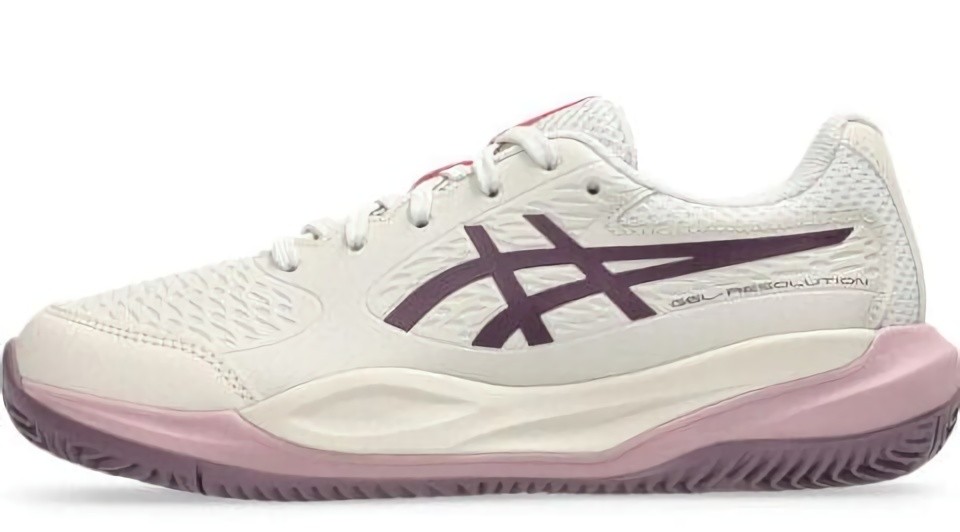 (EU) Кроссовки женские Asics Gel-Resolution X Gs Clay White/Lilac Junior 1044A080, Белые (р. 39)