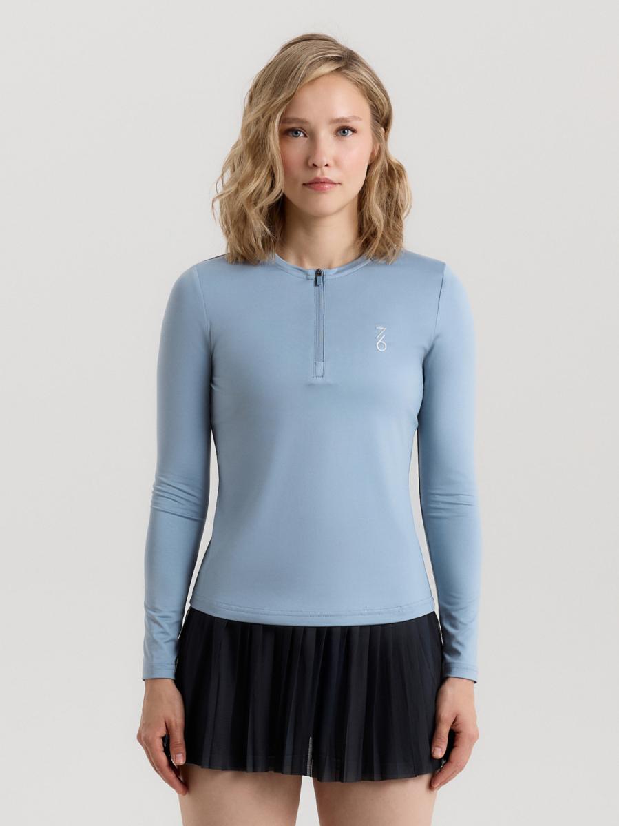 Лонгслив женский 7/6 Maya Longsleeve - Arona, Голубой (2XS)