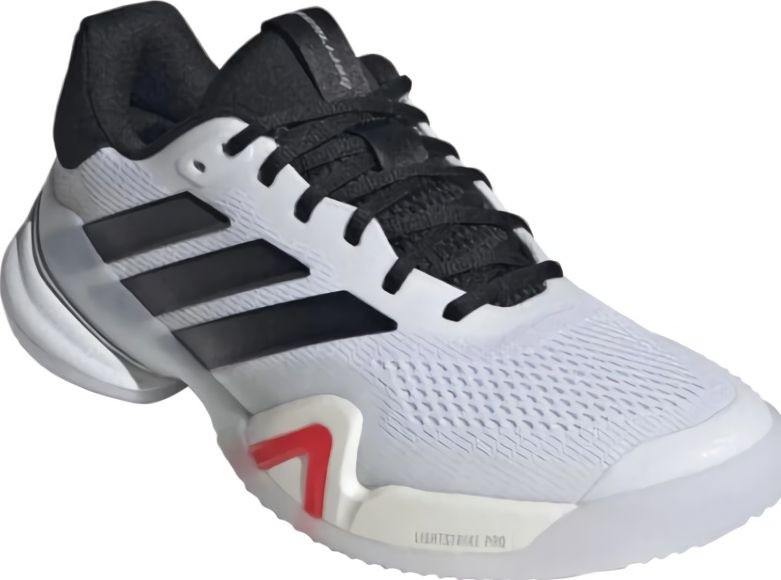 (EU) Кроссовки мужские Adidas Barricade 14 White/Black Jr9153, Белые (р. 46)