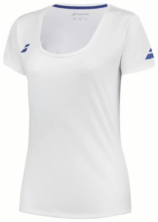 (EU) Топ для девочек Babolat Play Манга, Белая (L/XL)
