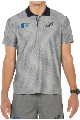 (EU) Поло мужское Bullpadel WPT Repro, Серое (S)