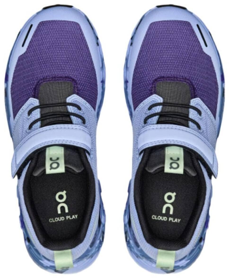 (CN) Кроссовки для мальчиков On Running Shoes Kids, Фиолетовые (р. 29,5)