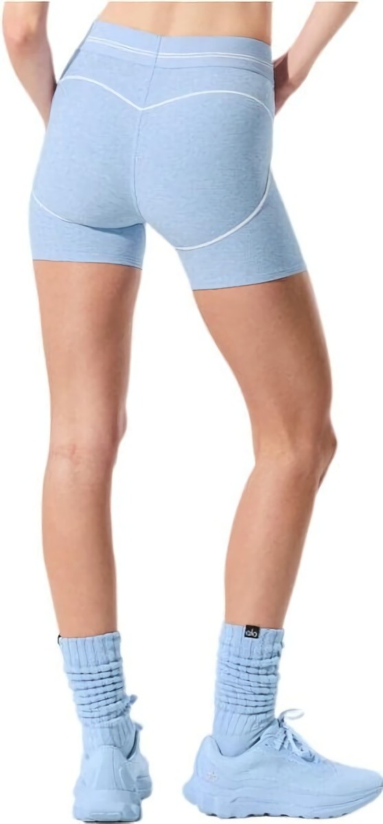(CN) Шорты женские Alo Yoga Sports Shorts Moderate, Голубые