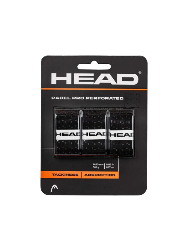 (EU) Овергрип для ракетки Head, Черный (3 шт)