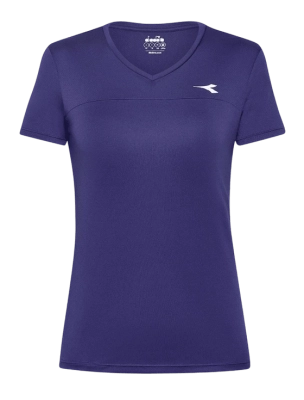 Футболка женская Diadora L. SS T-Shirt W, Голубой Нью-Йорк (XS)