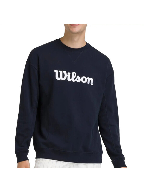(EU) Толстовка мужская Wilson Parkside Crew, Синяя (L)