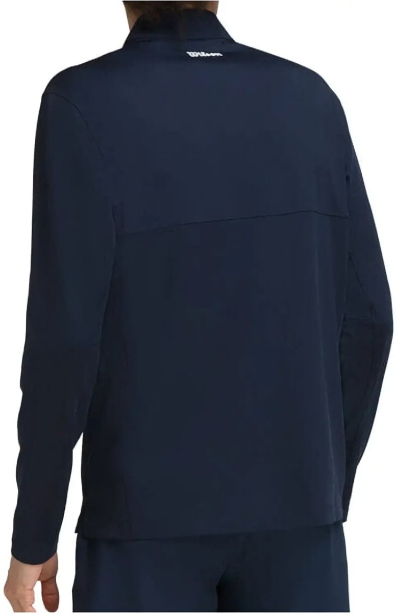 (EU) Ветровка мужская Wilson Elevate Performance Half Zip, Синяя (XL)