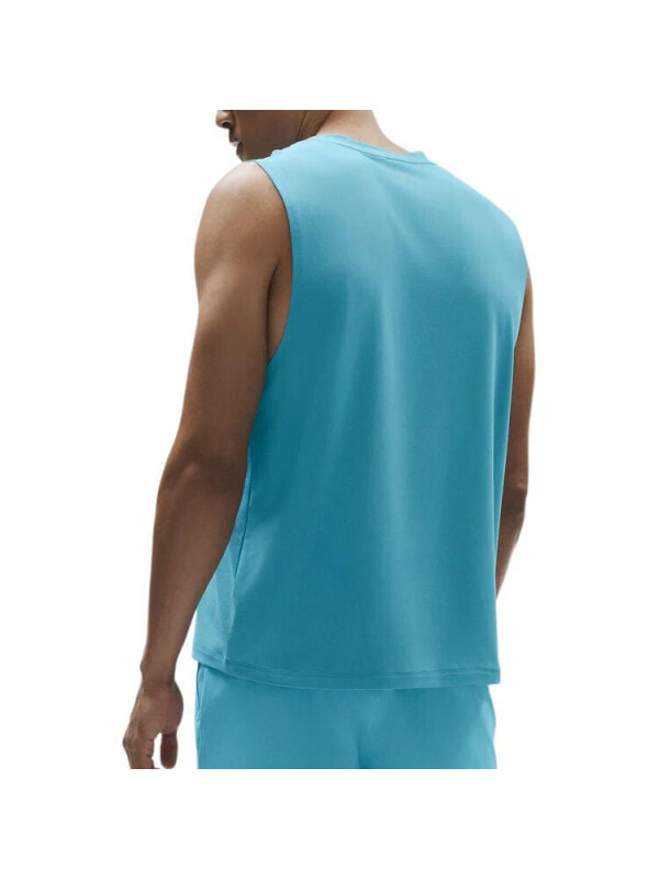 (CN) Майка женская Alo Yoga Conquer Muscle Tank, Голубая (S)