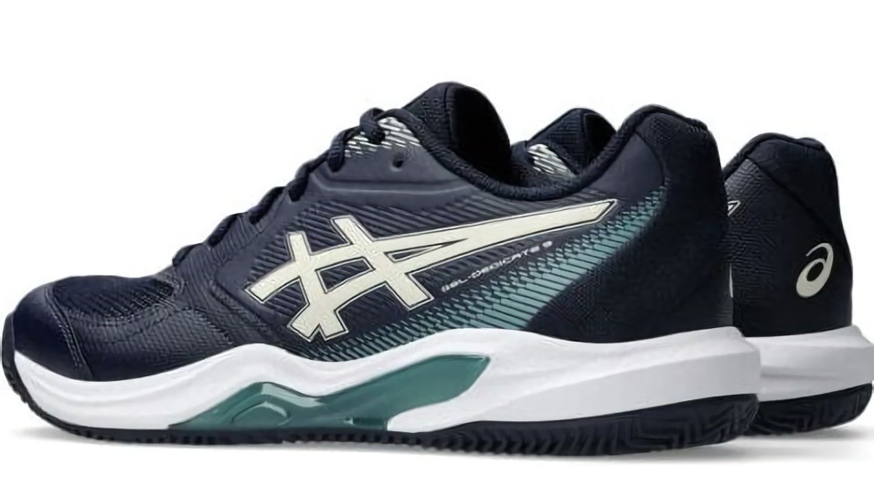 (EU) Кроссовки мужские Asics Gel-Dedicate 9 Clay Navy Blue 1041A547, Синие (р. 46.5)