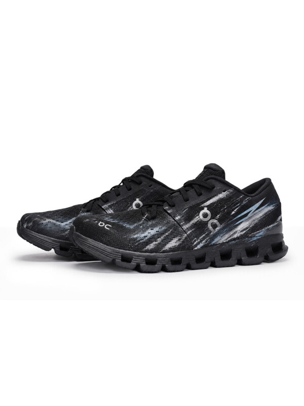 On Cloud X4 Running Shoes Men's Low Top Blue