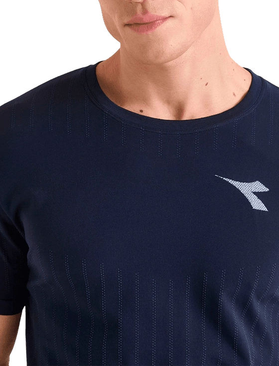 Футболка мужская Diadora SS T-Shirt Icon Stratouno M, Синяя (L)