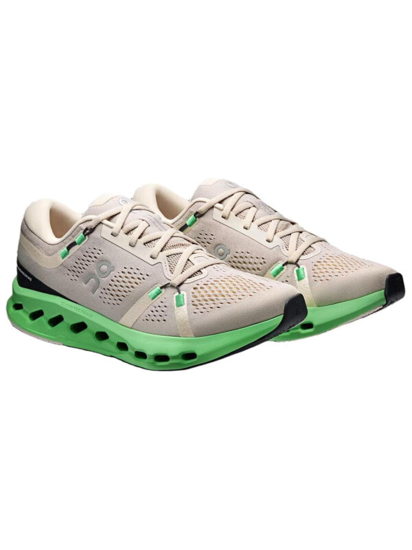 On Cloudsurfer 2 Breathable Low top Casual Running Shoes Men's Beige Green