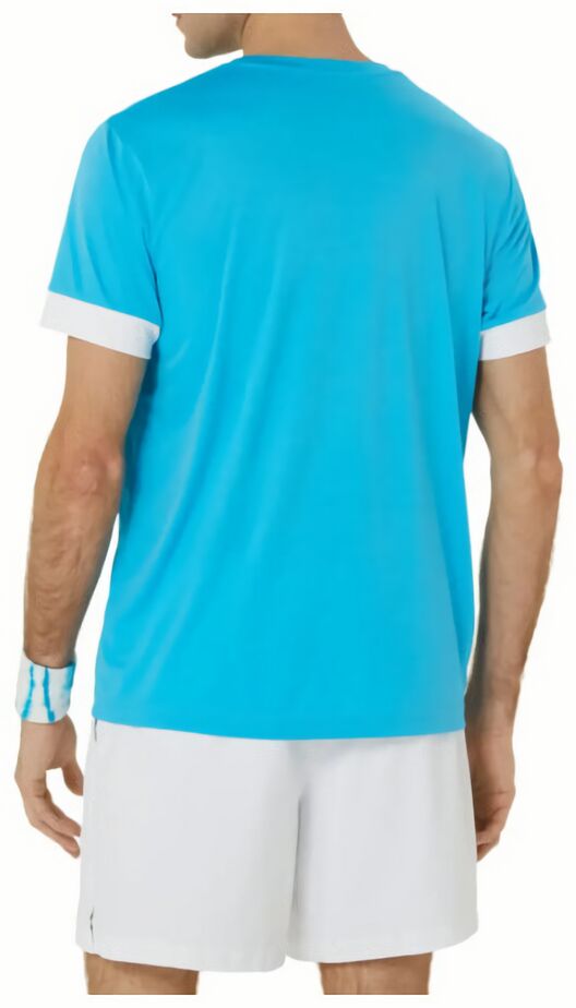 (EU) Футболка мужская Asics Court SS Top 2041A255, Небесно-голубая (S)