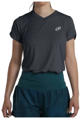 (EU) Футболка женская Bullpadel Larda, Чёрная (XS)