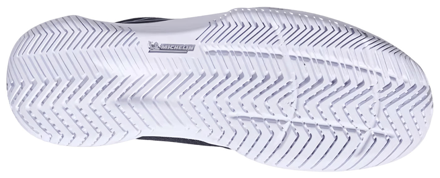 Кроссовки женские Babolat SFX Evo All Court, Чёрные/Серебряные, с технологией Michelin, широкой колодкой (р. EUR 41)