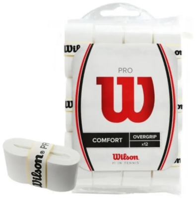 Овергрип Wilson PRO OVERGRIP, Белый (12 шт)