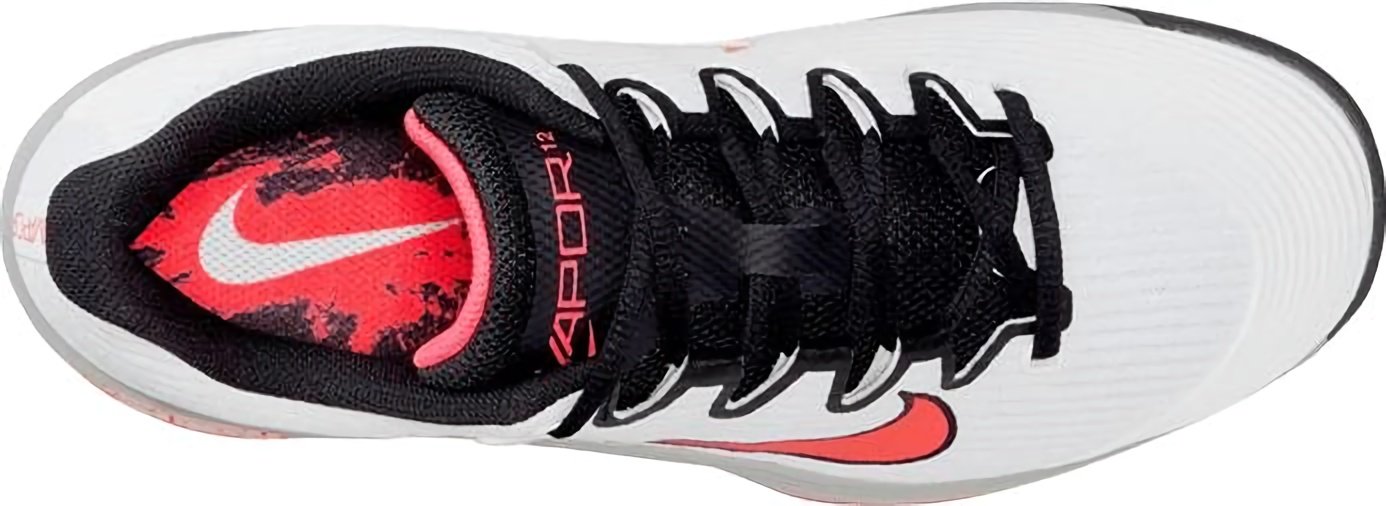 Кроссовки женские Nike Vapor 12 HC Premium, Белые/Оранжевые/Серые (р. 38,5)
