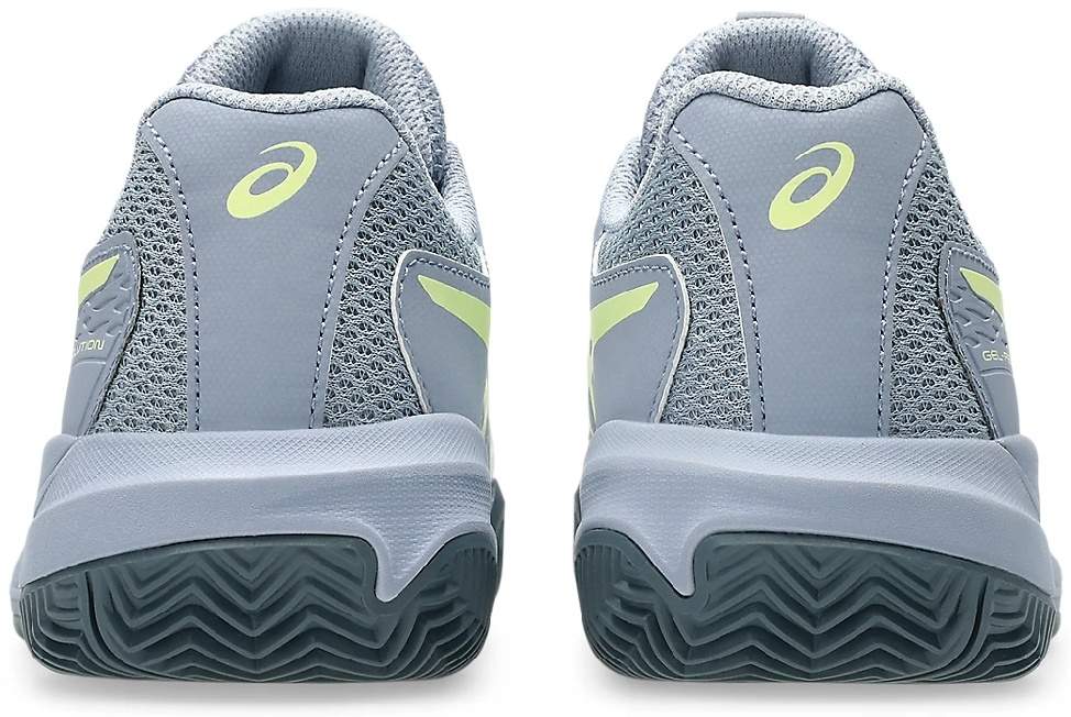 Кроссовки мужские Asics Gel-Resolution X GS CLAY, Серые/Салатовые (р. 32,5)