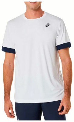 (EU) Футболка мужская Asics Court SS Top 2041A255, Белая (S)