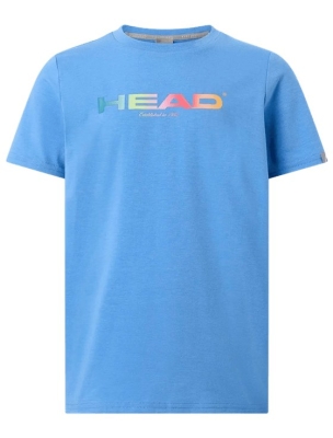 Футболка для мальчиков Head Rainbow T-Shirt B, Голубая (128 см)