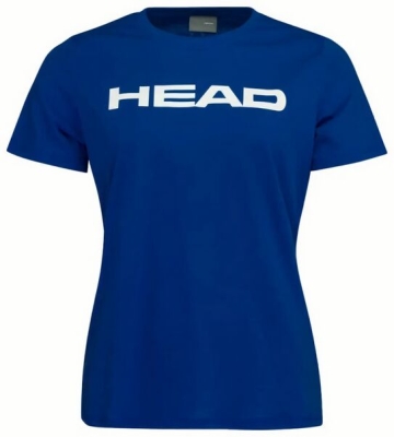 (EU) Футболка женская Head Club Basic, Синяя (XS)