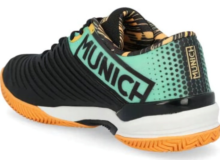 (EU) Кроссовки мужские Munich Padx 61 Padel Black 4034061, Чёрные (р. 45)