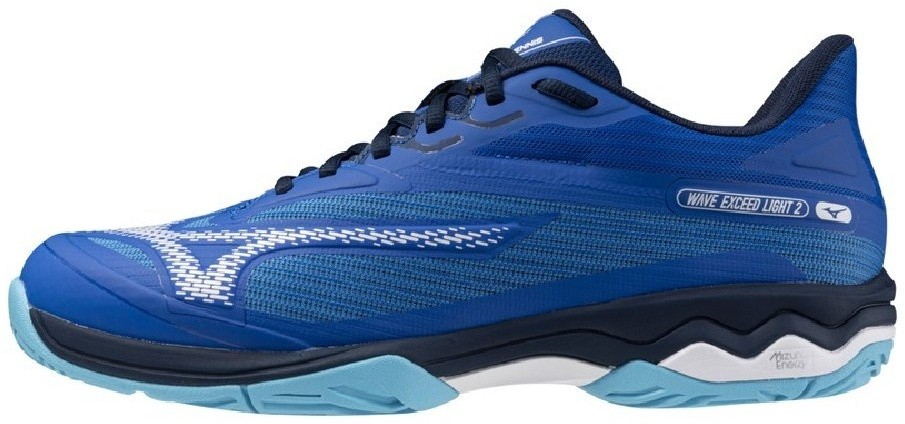 Кроссовки мужские Mizuno Wave Exceed Light 2 AC, Синий/Голубой, легкие, амортизирующие (р. 43)