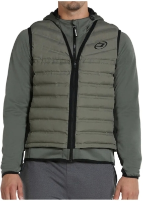 (EU) Ветровка мужская Bullpadel Boque Anorack Parka, Зеленая (S)