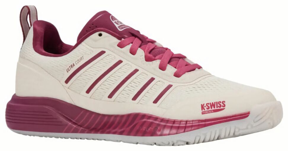 (EU) Кроссовки женские K-Swiss Ultra Court Padel, 94436647, Бежево-Розовые (р. 38)