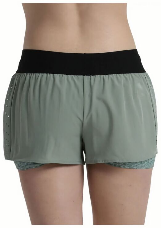 (EU) Шорты женские Bullpadel Breca, Зелёные (S)