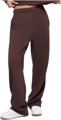 (CN) Брюки женские Alo Yoga Accolade Straight Leg, Коричневые, Чёрные (XS)