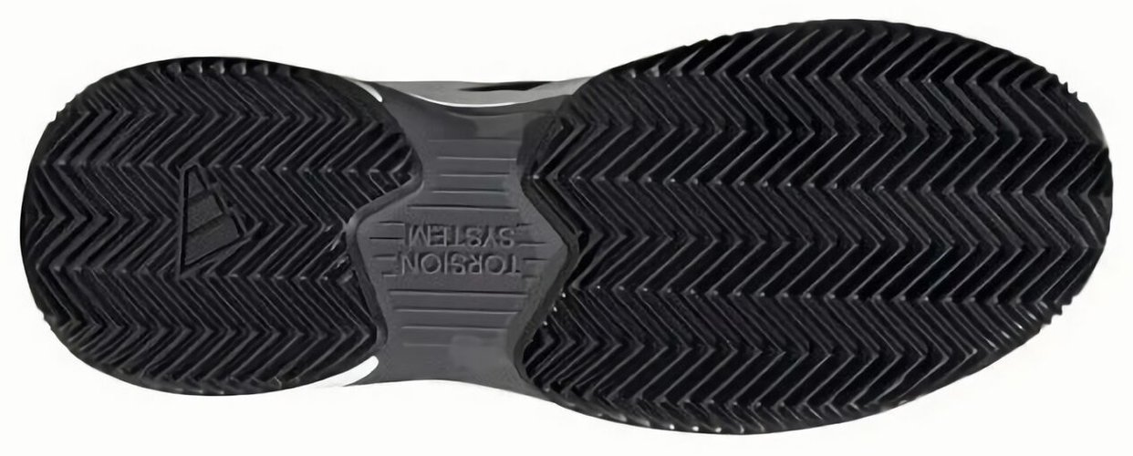 (EU) Кроссовки мужские Adidas Courtjam Control, ID1539, Черные (р. 44,6)