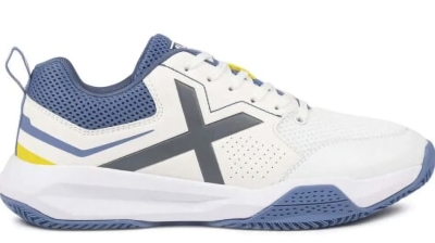 (EU) Кроссовки женские Munich Focus 04 White/Blue 8931004, Белые (р. 39)