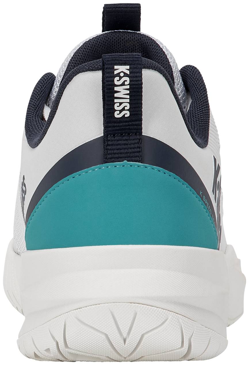 Кроссовки мужские K-Swiss K-Speed Team FW26, Белые/Ярко-синие/Чёрные карбон (р. 43)
