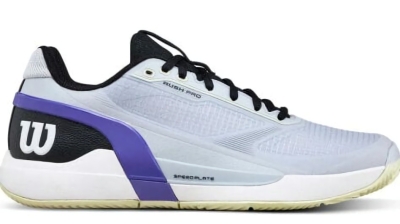 (EU) Кроссовки мужские Wilson Rush Pro 5 Clay Gray/Yellow Wrs338530, Серые (р. 40 2/3)