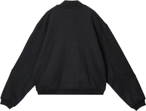 (CN) Бомбер Alo Yoga Renown Varsity Jacket, Чёрный (S)