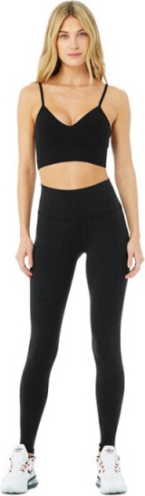 (CN) Леггинсы женские для йоги Alo Yoga 191677319431, Чёрные (2XS)