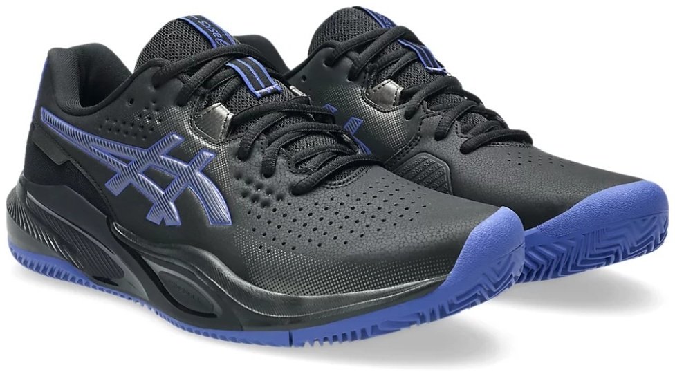 Кроссовки мужские Asics Gel-Challenger 15 Clay, Чёрные/Синие (р. 39)