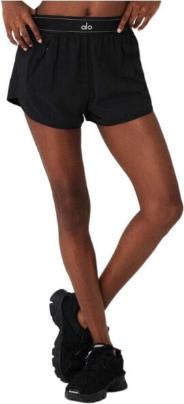 (CN) Шорты Alo Yoga Match Point Short, Чёрные (2XS)