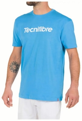 (EU) Футболка мужская Tecnifibre Team Cotton, Синяя (S)