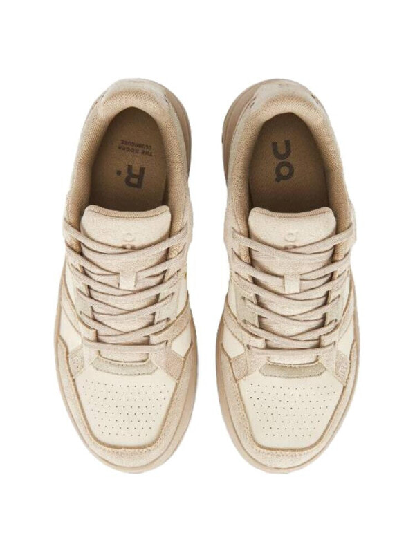 On The Roger Clubhouse Fabric Breathable Casual Running Shoes Men's Beige