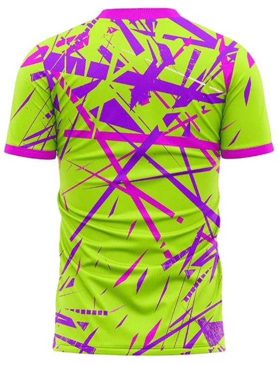 Футболка мужская TeamRush M, Салатовая/Розовая (M)