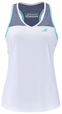 (EU) Майка для девочек Babolat Play 3GЕУ071, Белая (M/L)