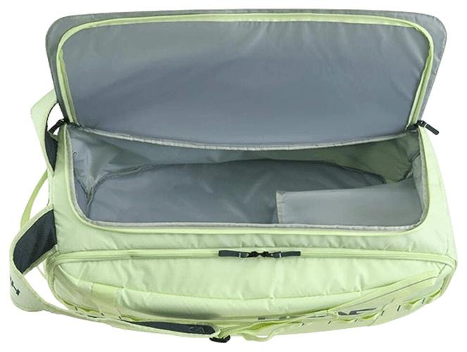 Сумка Head для тенниса Pro Duffle Bag M, Салатовая/Серая