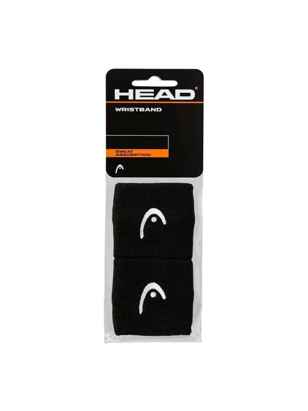 Напульсник для падел тенниса унисекс Head BLACK HEAD 2.5 INCH WRISTBAND