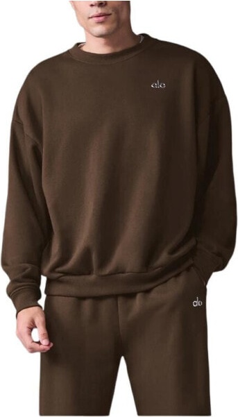 (CN) Свитшот Alo Yoga Accolade Crew Neck Pullover, Коричневый (S)