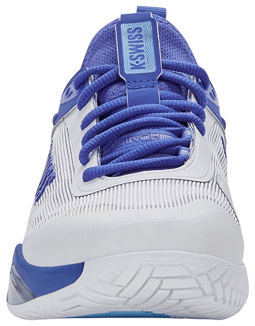 Кроссовки мужские K-Swiss Hypercourt Pinnacle, Бело-Сине-Бирюзовые, с карбоновой пластиной, для тенниса (р. EUR 44.5)