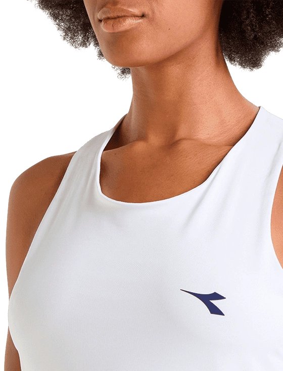 Платье женское Diadora L. Dress Icon W, Абсолютно Белое (XS)